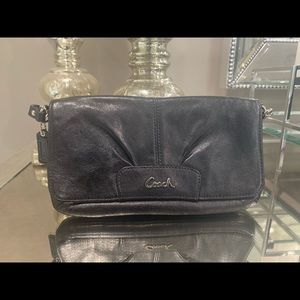 Authentic Black Coach Leather Purse